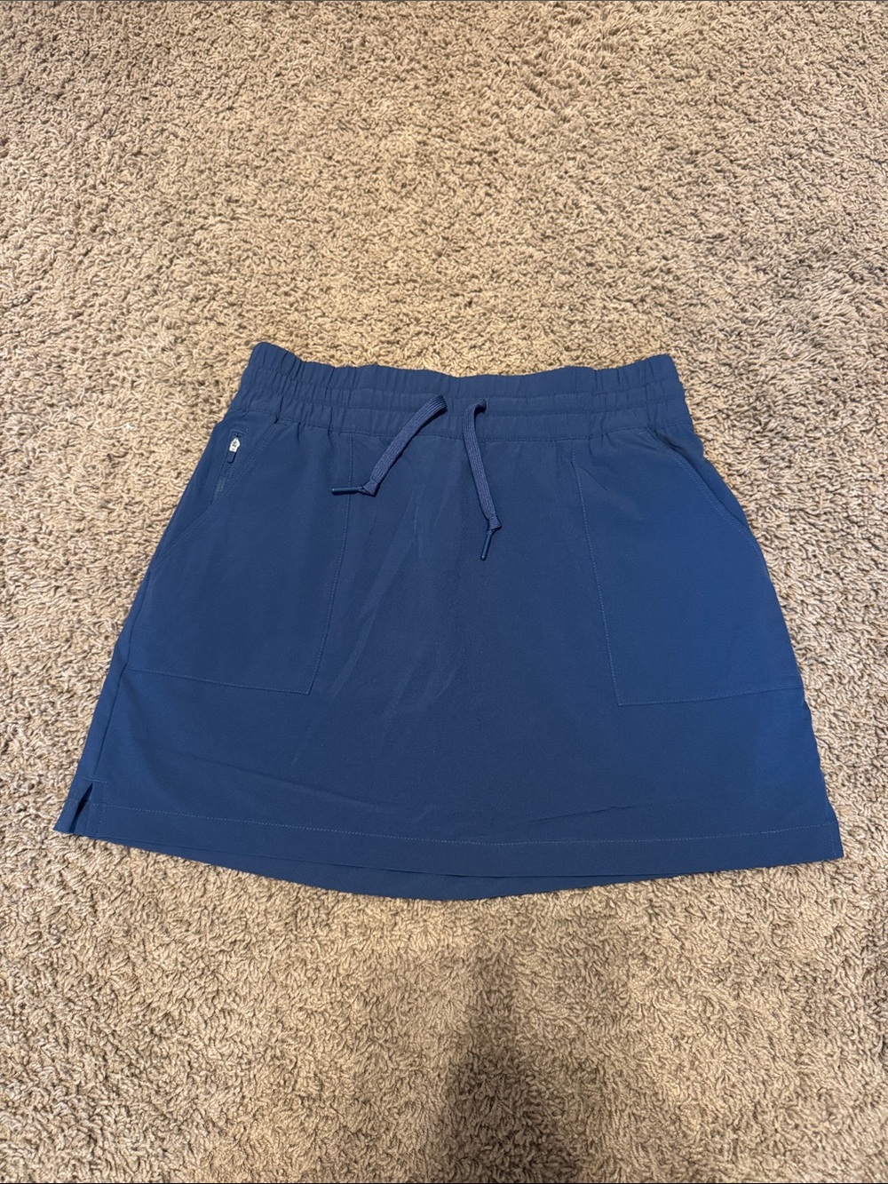 Adidas Navy Skort with Drawstring